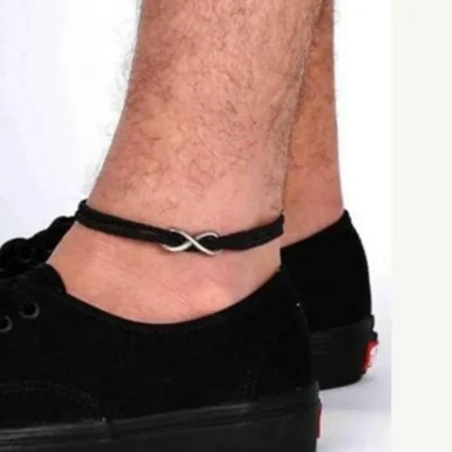 Vintage-Inspired Cord Anklet - Image 2