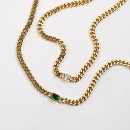 Elegant Chunky Anklet - Image 2