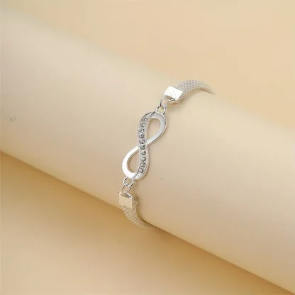 Shiny Infinity Charm Anklet - Image 5