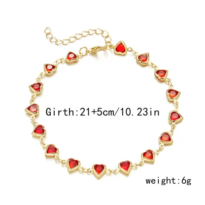 Daisy and Heart Beach Anklet - Image 7