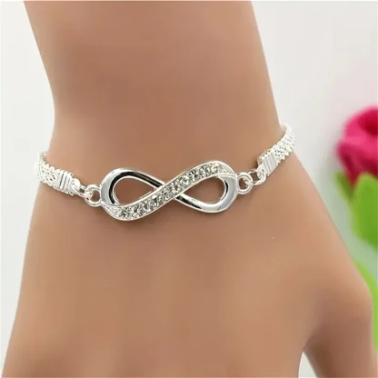 Shiny Infinity Charm Anklet - Image 3