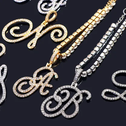 Crystal Cursive Anklet - Image 4